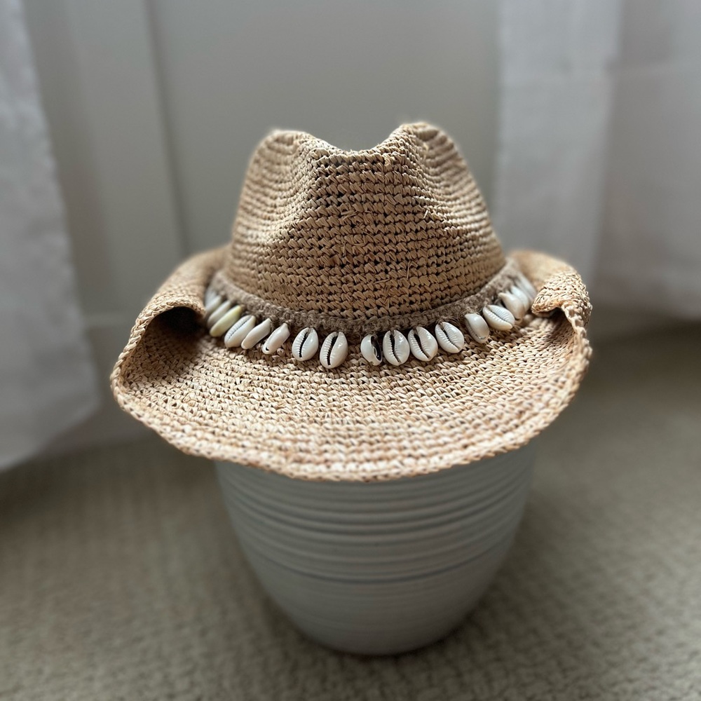 JMP The Label raffia hat